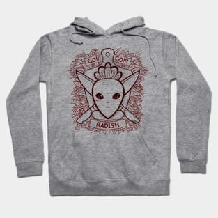 Radish and Knife Coat of Arms Hoodie